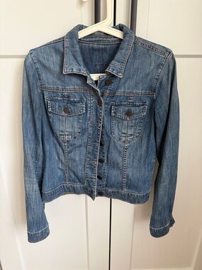 Kut from the Kloth Medium Blue Denim Trucker Jacket